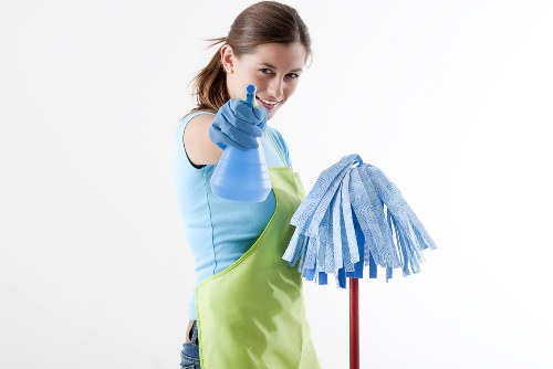 Professional office cleaning service in N2 for desks, floors, and shared workspace areas