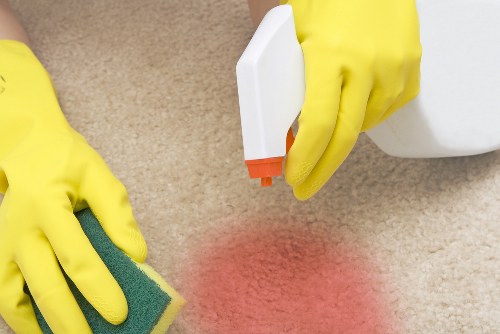 Cleaning tile, stone and vinyl floors in a local N2 property