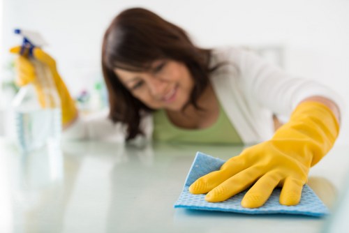 Spot treatment and stain removal on carpet fibers